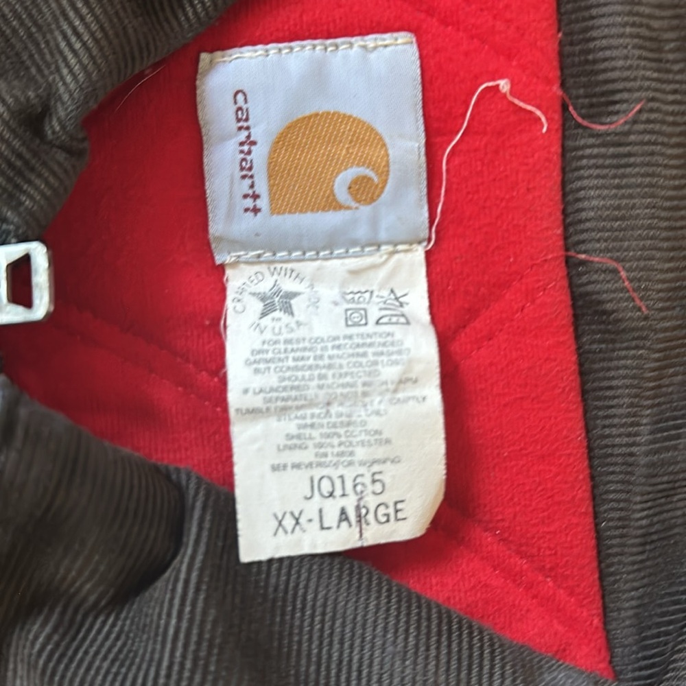 (‼️SOLD‼️) VTG 90s USA made Carhartt JQ165. Pristine condition - Picture 2 of 7